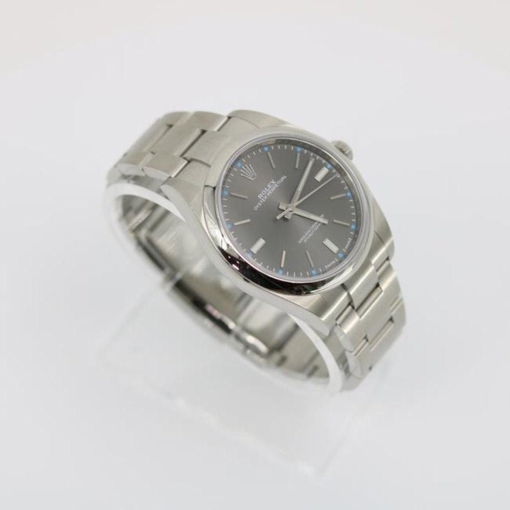 Rolex Silver Oyster Perpetual - Picture 9 of 11